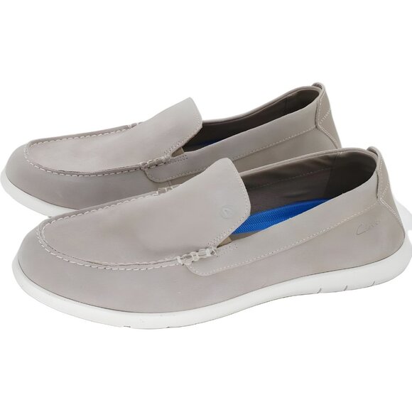 Clarks Flexway Sand Beige Slip-On Loafers Casual Comfort Men's US 11M - Picture 2 of 6